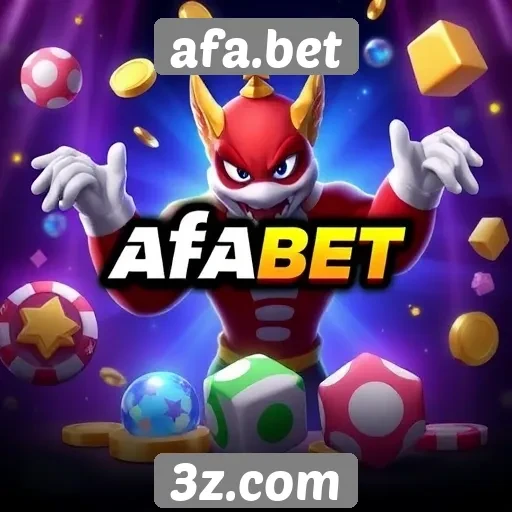 Variedade de jogos disponíveis na plataforma afa.bet